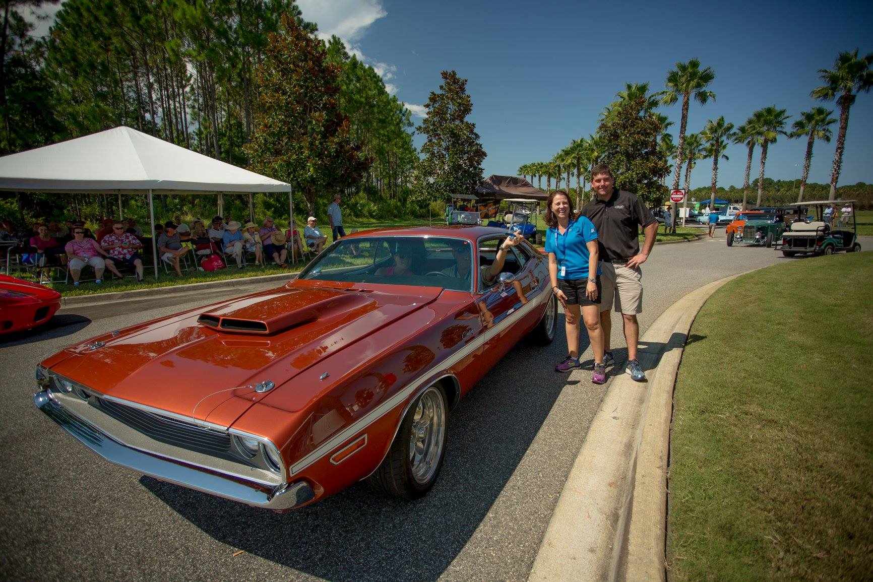 Attached picture Ponte Vedra Auto Show Mike Kraft Challenger.jpg